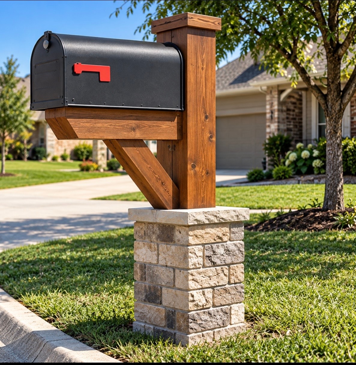 Custom Mailbox Post