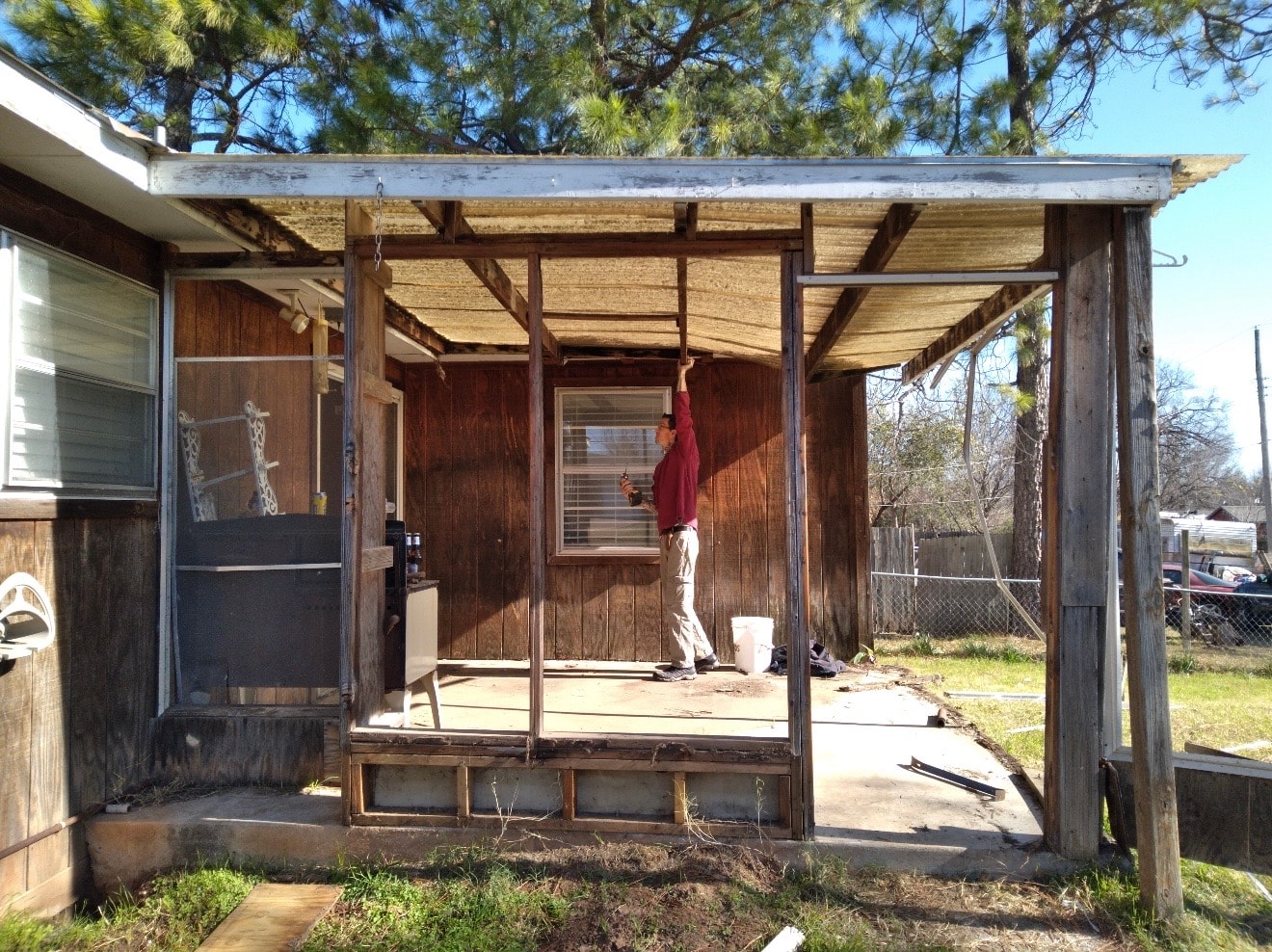 Porch Structure Teardown